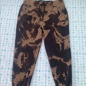 Custom tie-dyed joggers